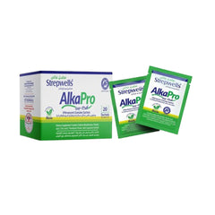 Strepwells Alka Pro Effervescent Strips with Stevia 20 Sachets