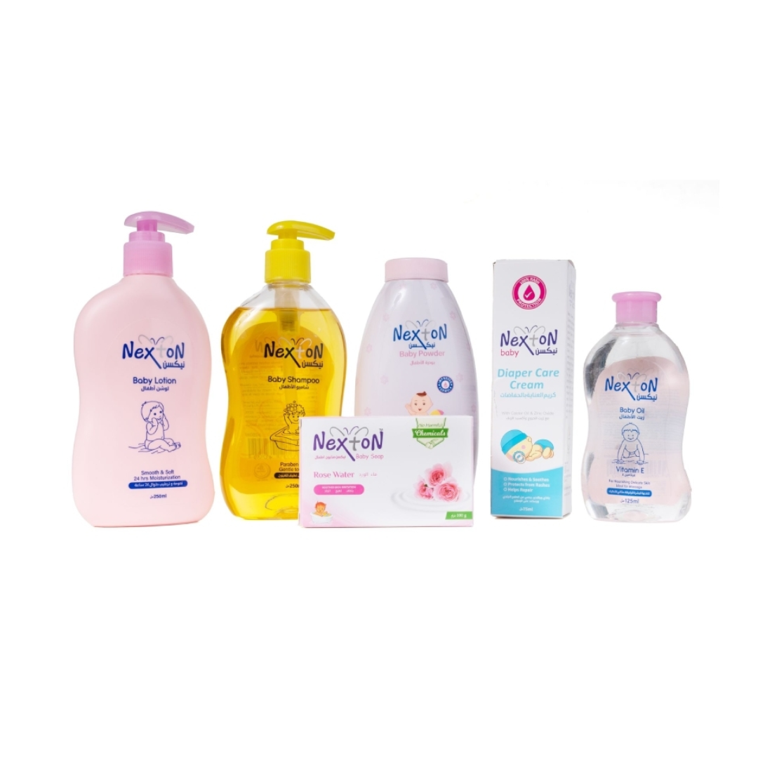 نيكسن طقم هدية للأطفال حديثي الولادة وردي | صيدلية.كوم.