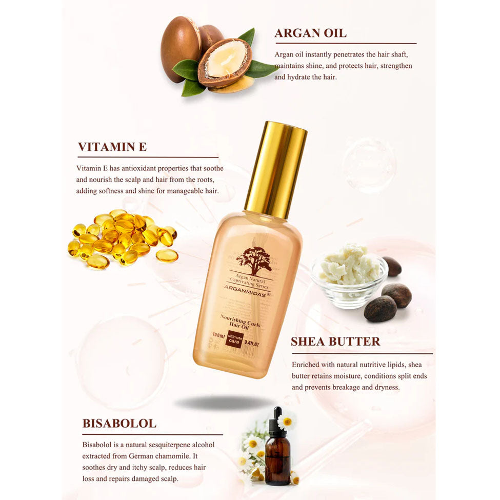 ارغانميداس زيت الشعر الكيرلي 100 مل | صيدلية.كوم.