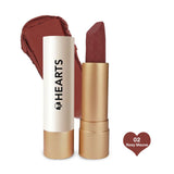 Hearts Lipstick Creamy Rosy Mauve 02