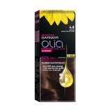 Garnier hair color olia mocha brown 4.8