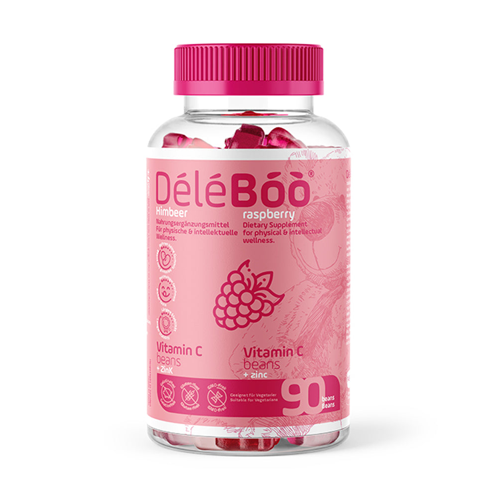 فيتامين سي مع زنك بنكهة التوت البري 90 حبة بينز من ديلي بوو |  صيدلية.كوم.