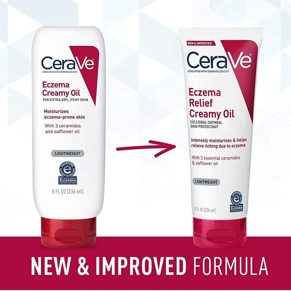 سيراف زيت كريمي للإكزيما والحكة للبشرة الجافة