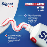 سيجنال معجون أسنان ثلاثي المفعول حماية من التسوس تبييض الأسنان وانتعاش الفم - 120 مل