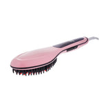 Style a thermal hair brush to smooth hair