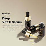 2- ميديكيوب أمبولة فيتامين سي المركز لتحسين لون البشرة وإزالة التصبغات وندبات حب الشباب 3 أمبولات