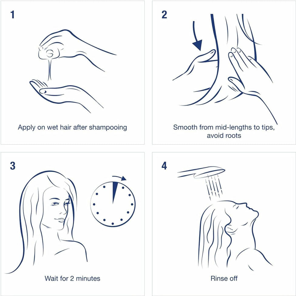 دوف بلسم شعر روتين العناية بالتلف