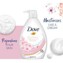 Dove Go Fresh Body Wash with Sakura Extract and Pink Salt 1000 ml