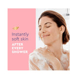 دوف غسول استحمام بزيت الأفوكادو والآذريون مع ليفة 250 مل