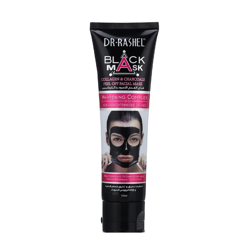 قناع الوجه بالفحم الأسود و الكولاجين 100 مل من دكتور راشيل | صيدلية.كوم.