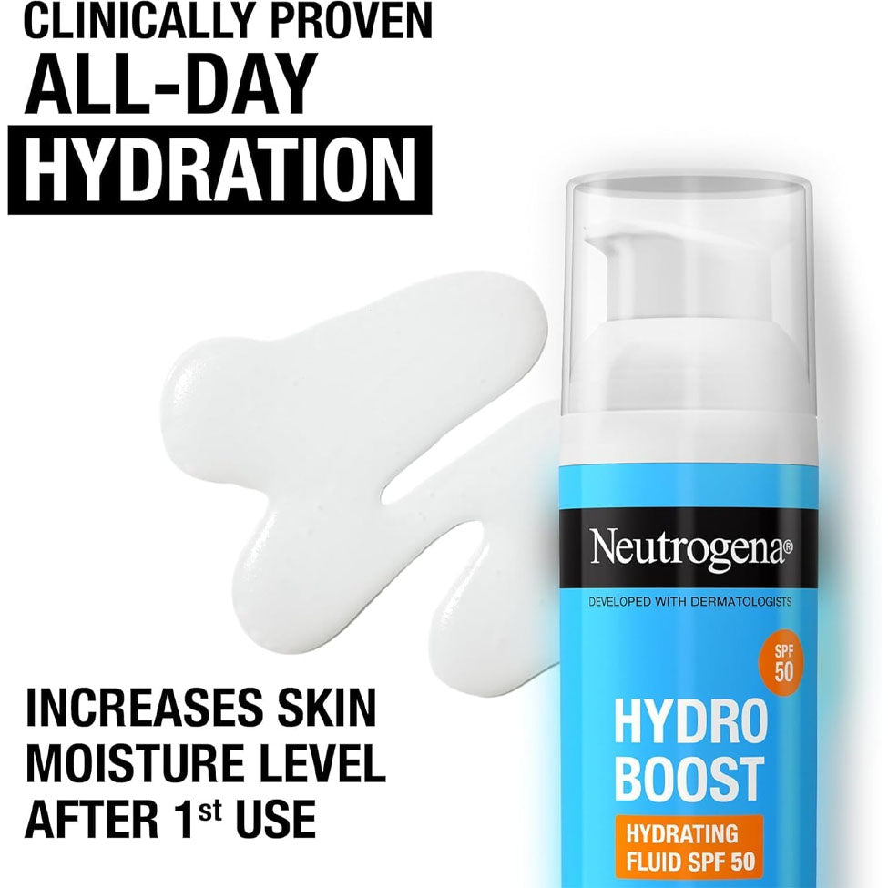 2- نيتروجينا واقي شمس سائل هايدرو بوست خال من العطور 50 مل