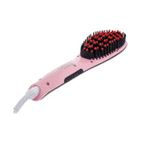 Style a thermal hair brush to smooth hair