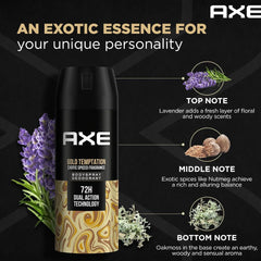 Axe Gold Temptation Men's Deodorant Spray 215 ml