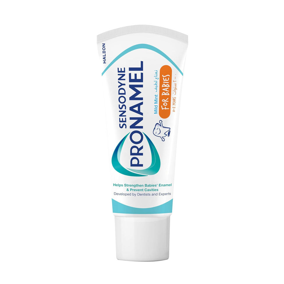 سنسوداين معجون أسنان واقي المينا للأطفال والرضع من 0-2 سنة بنكهة النعناع الخفيف 50 مل | صيدلية.كوم.