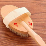 فرشاة الجسم الخشبية بمقبض طويل من ميلا | صيدلية.كوم.