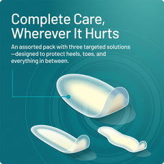 بلاستر لفقاعات القدم متنوع 5 لصقات من كومبيد