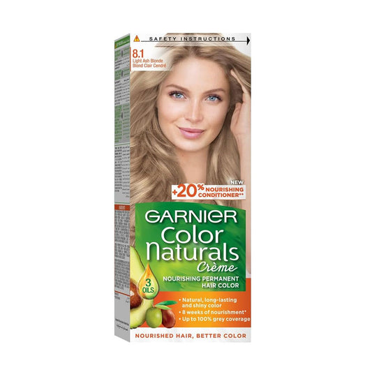 Garnier Color Naturals Hair Dye 8.1 Light Ash Blonde