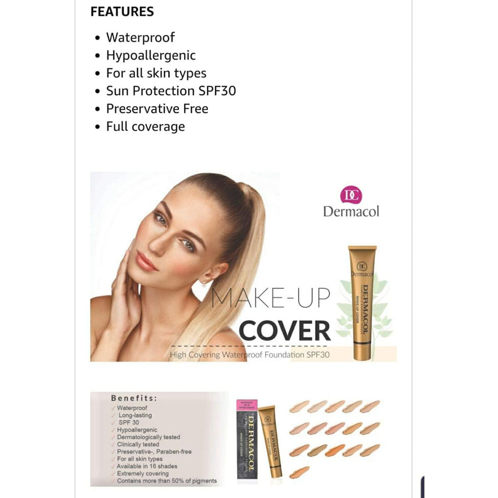 2- كريم الأساس ديرماكول ميك أب كوفر 30 جرام 223