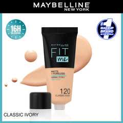 Maybelline Fit Me Matte & Poreless Classic Foundation Ivory 120
