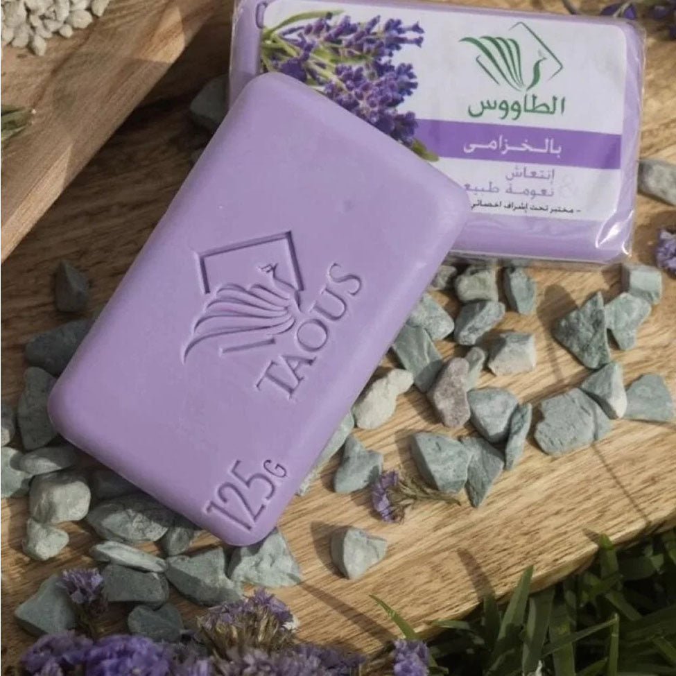 الطاووس صابون قالب بالخزامي 4 × 120 جرام | صيدلية.كوم.