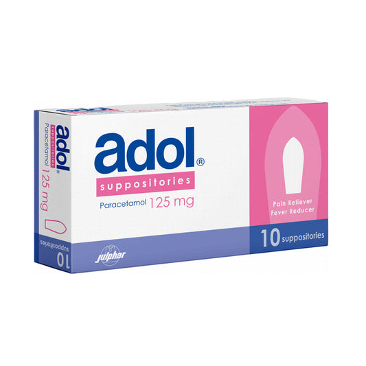 Adol Paracetamol 125 mg 10 Suppositories