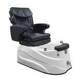 كرسي مساج اسود مع حوض جاكوزي ابيض |  صيدلية.كوم.