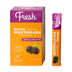 Fresh Mouth Wash Berry Refreshment 10 ml x 20 Pieces