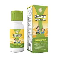 Megaton Omega 3 Fish Oil Mango and Peach Flavor 120 ml Syrup from NHS