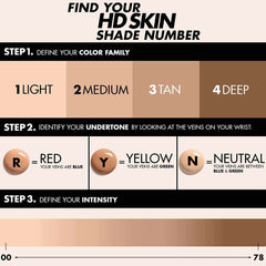 Make Up For Ever HD Skin Foundation - 30ml (1Y18)