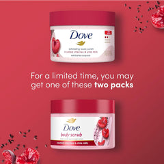 Dove Exfoliating Cherry & Shea Milk Body Polish - 298 gm