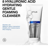 غسول وجه رغوي لطيف ومرطب للبشره بحمض الهيالورونيك من انوا 150 مل | صيدلية.كوم.