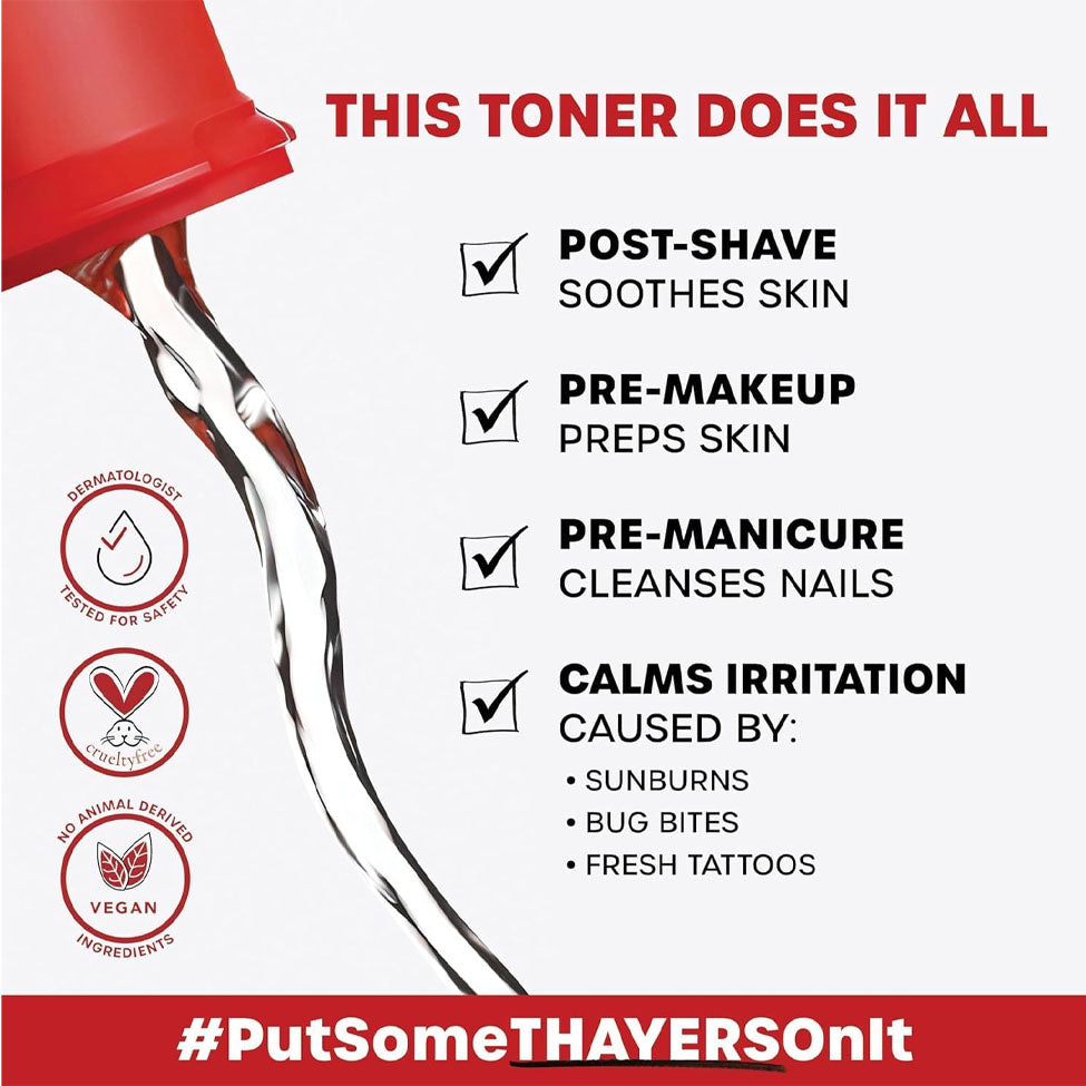 تونر للوجه بتلات الورد 355 مل من ثايرز | صيدلية.كوم.