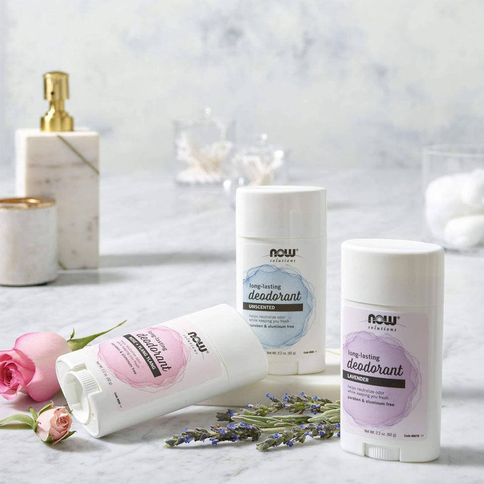 ناو فودز مزيل عرق يدوم طويلاً برائحة اللافندر