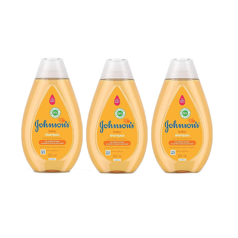 عرض جونسون بيبي شامبو للأطفال 300 مل×3 | صيدلية.كوم.