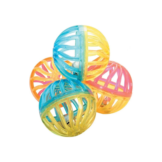 زولكس لعبة قطط 4 كرات مع اجراس 4 سم |  صيدلية.كوم.