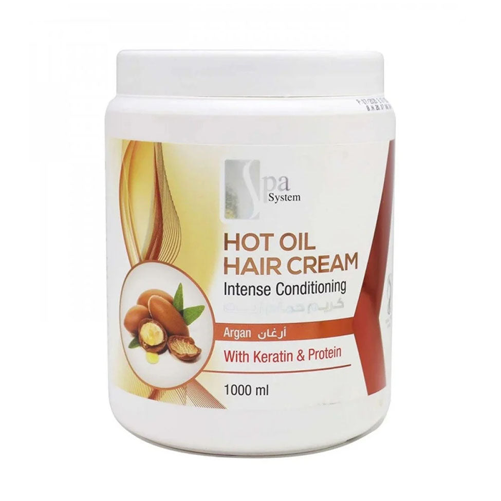 كريم حمام زيت للشعر بالارجان من سبا سيستم 1000 مل | صيدلية.كوم.