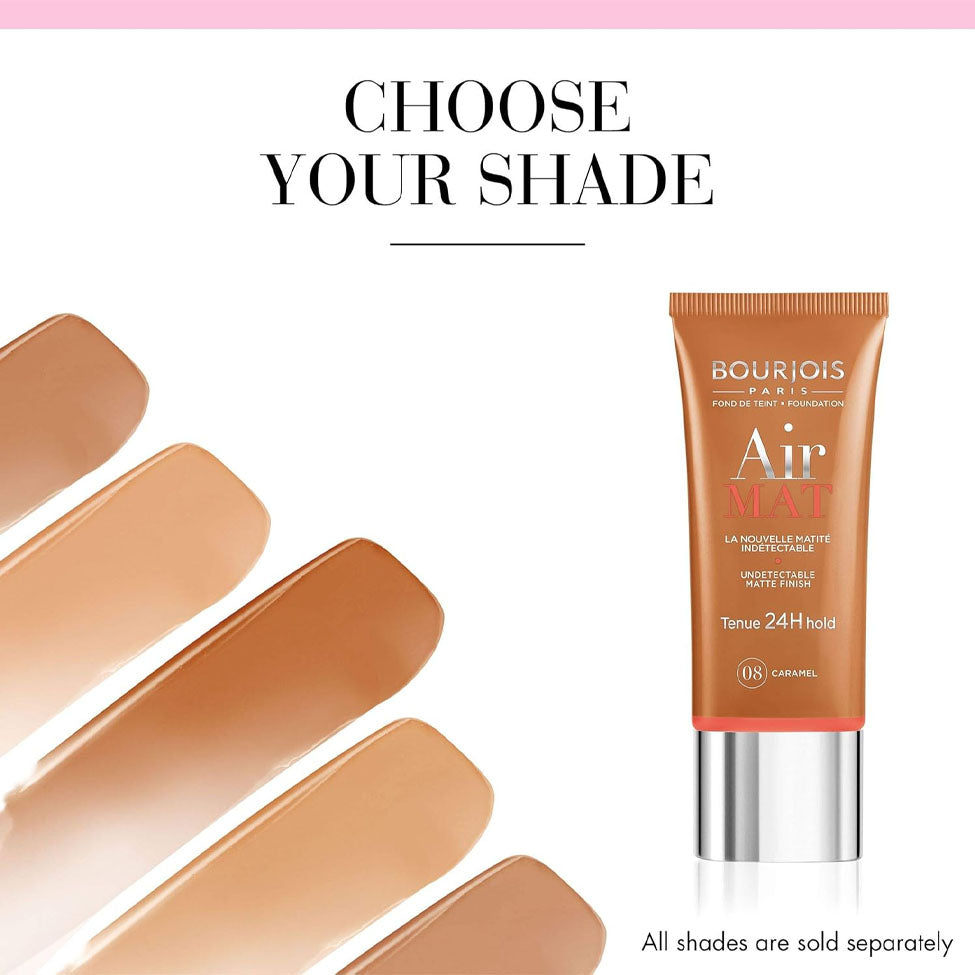 2- كريم الأساس بورجوا إير مات كراميل 08