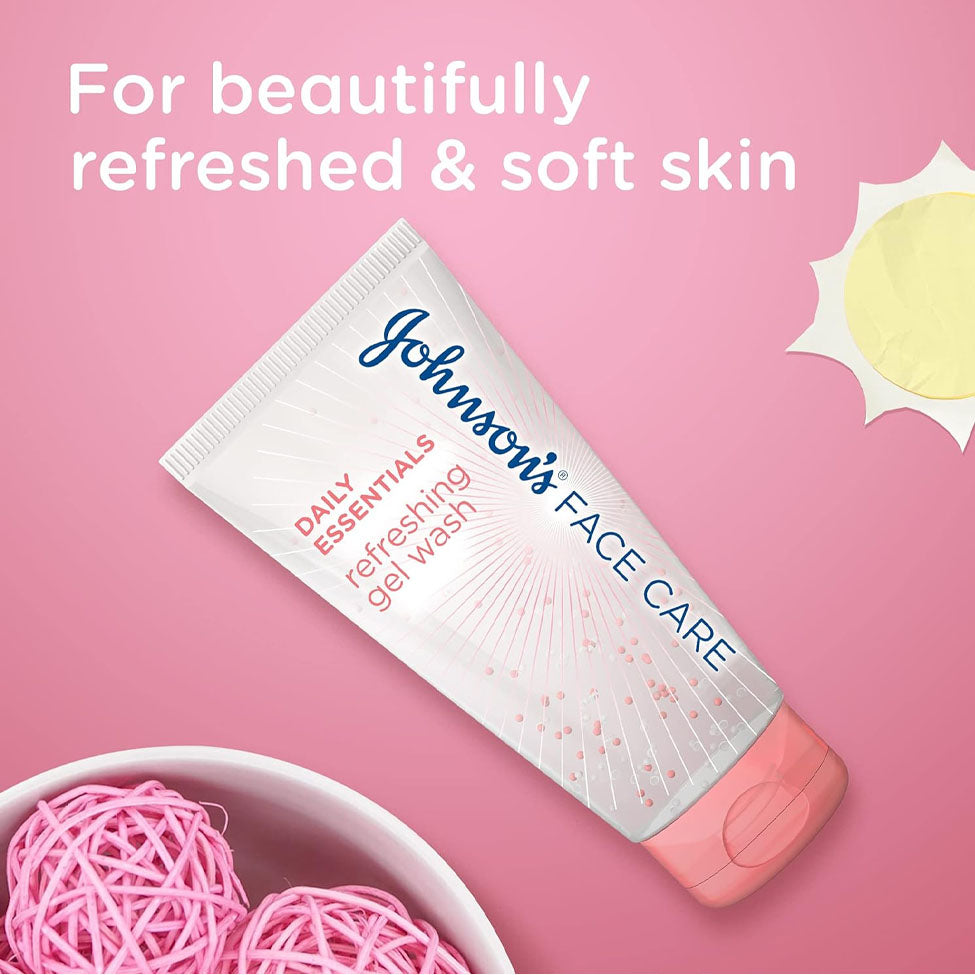 جونسون جل غسول منعش للبشرة العادية