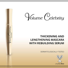 ماسكارا فوليوم سيليبريتيز لون أسود داكن من ايفلين