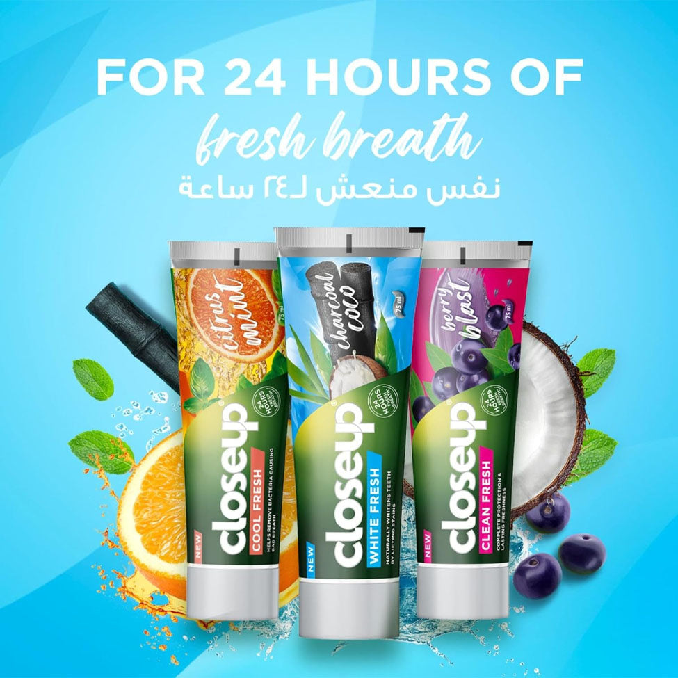 معجون الأسنان كول فريش الليمون والنعناع 75 مل من كلوس اب | صيدلية.كوم.