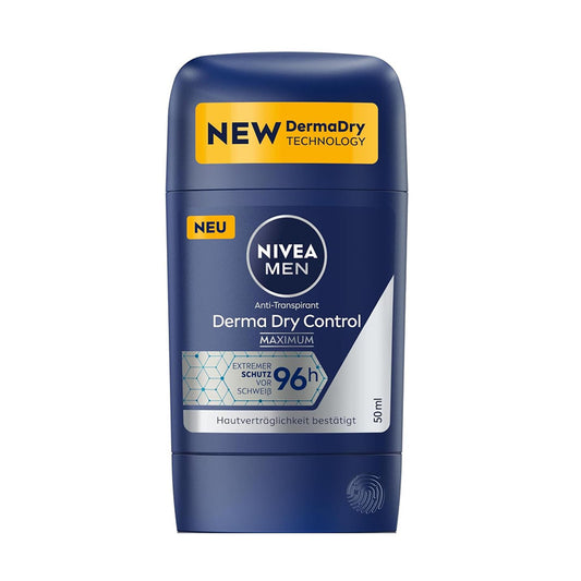 NIVEA Derma Dry Control 96H Maximum Protection Deodorant Stick 50 ml