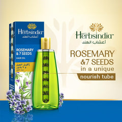 اعشاب الهند زيت الشعر اكليل الجبل و 7 بذور 280 مل | صيدلية.كوم.