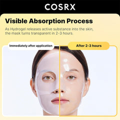 Cosrx Advanced Snail Mucin Glass Glow Hydrogel Mask 3 Piece