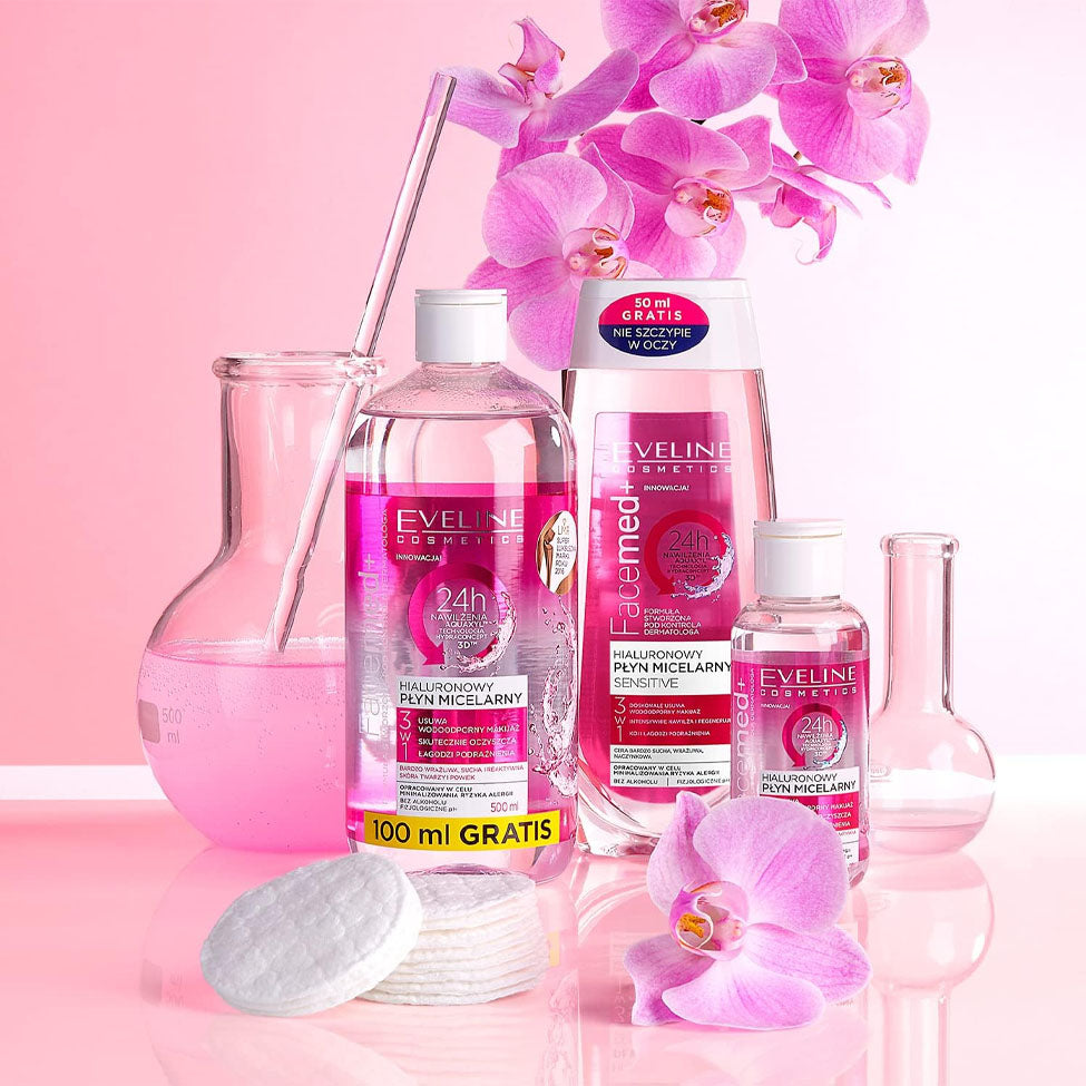 ايفلين فيس ميد ماء ميسلار بالهيالورونيك 400مل | صيدلية.كوم.