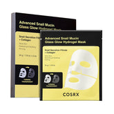 Cosrx Advanced Snail Mucin Glass Glow Hydrogel Mask 3 Piece