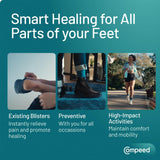 بلاستر لفقاعات القدم متنوع 5 لصقات من كومبيد