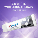 كرست معجون أسنان تبييض ثلاثي الأبعاد تنظيف عميق بالفحم 75مل