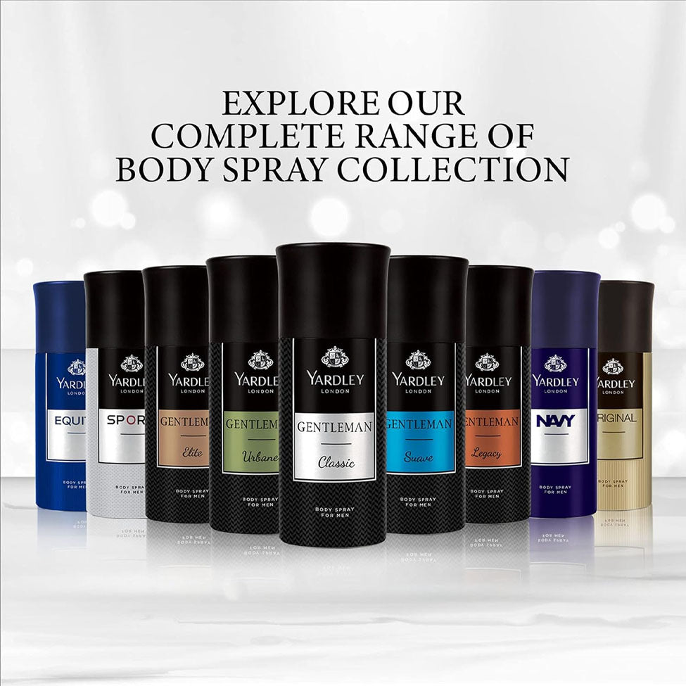 ياردلي مزيل عرق رجالي بخاخ جنتلمان
