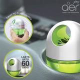 Godrej Air Freshener Aer Twist Gel Fresh Lush Green 45 Ml