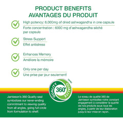 Jamieson Ashwagandha 60 Capsules